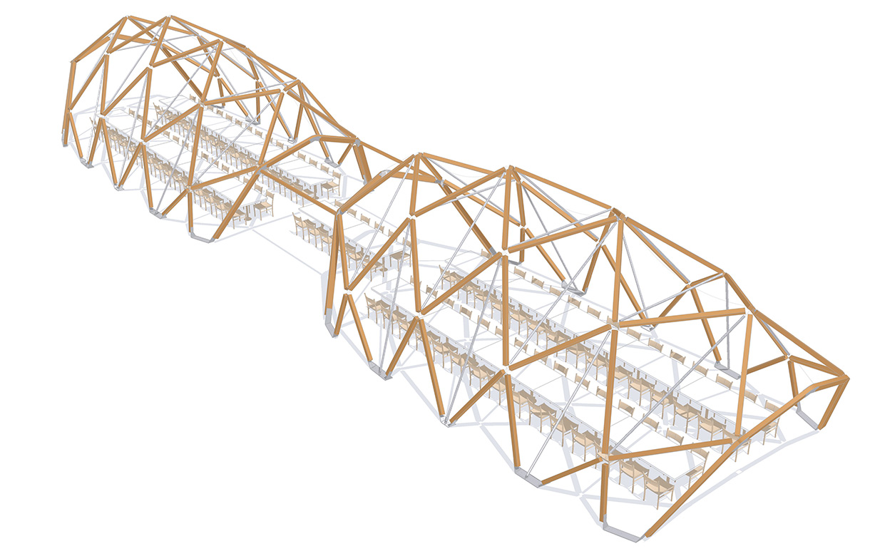Best Medium Event Tents lateral view 2