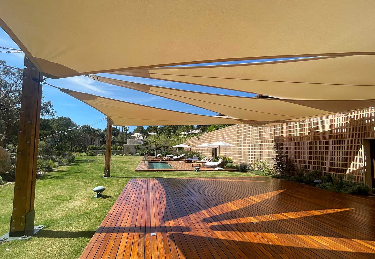 Custom Shade Sails in Mallorca Formentor