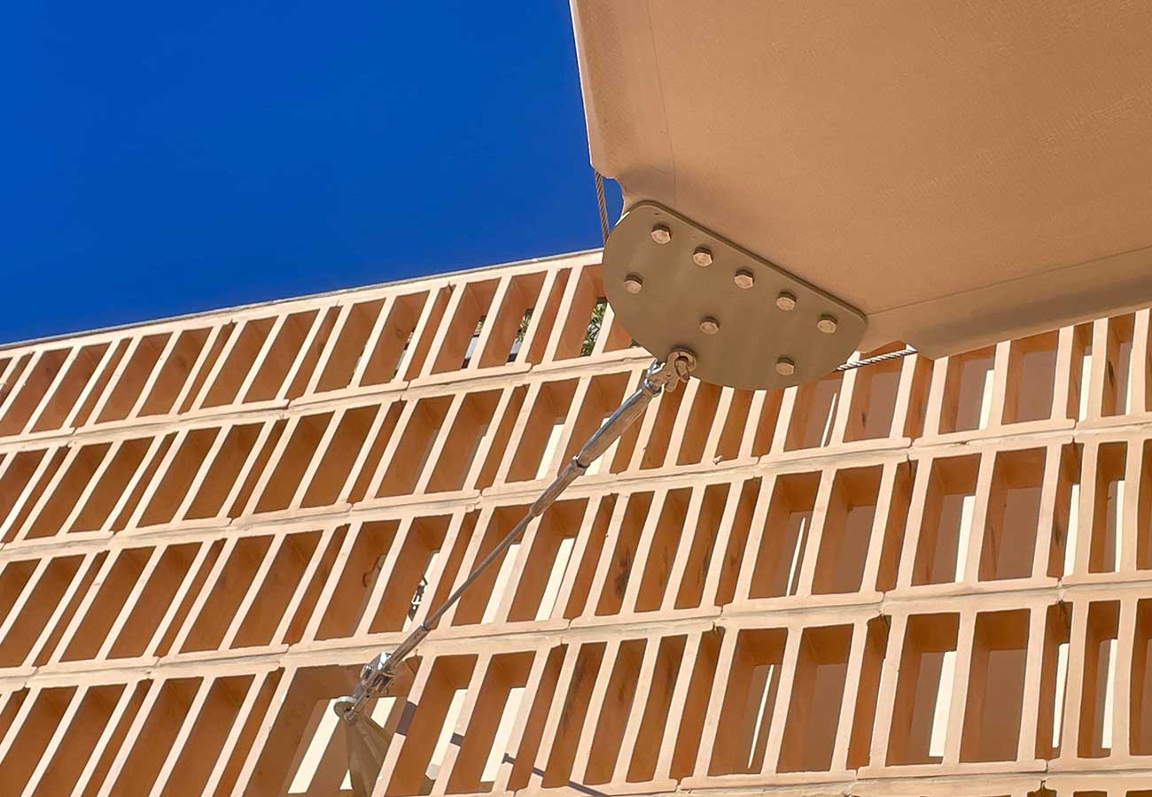 Custom Shade Sails in Mallorca Hotels